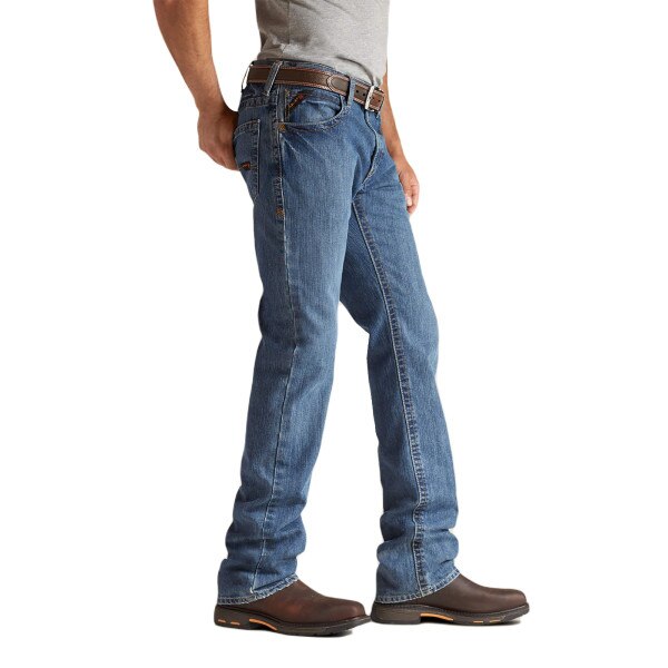 Ariat FR M4 Relaxed Basic Boot Cut Jean in Flint